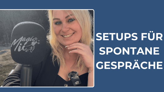 Interview on the Go, dual Mikrofon Setups für spontane Gespräche - MagicMic