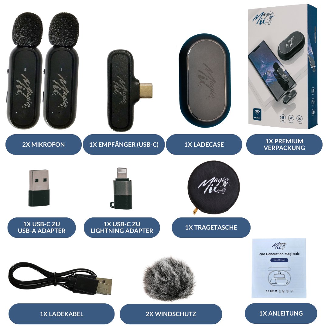 MagicMic™ 2in1 Mikrofon (2nd Generation) - MagicMic