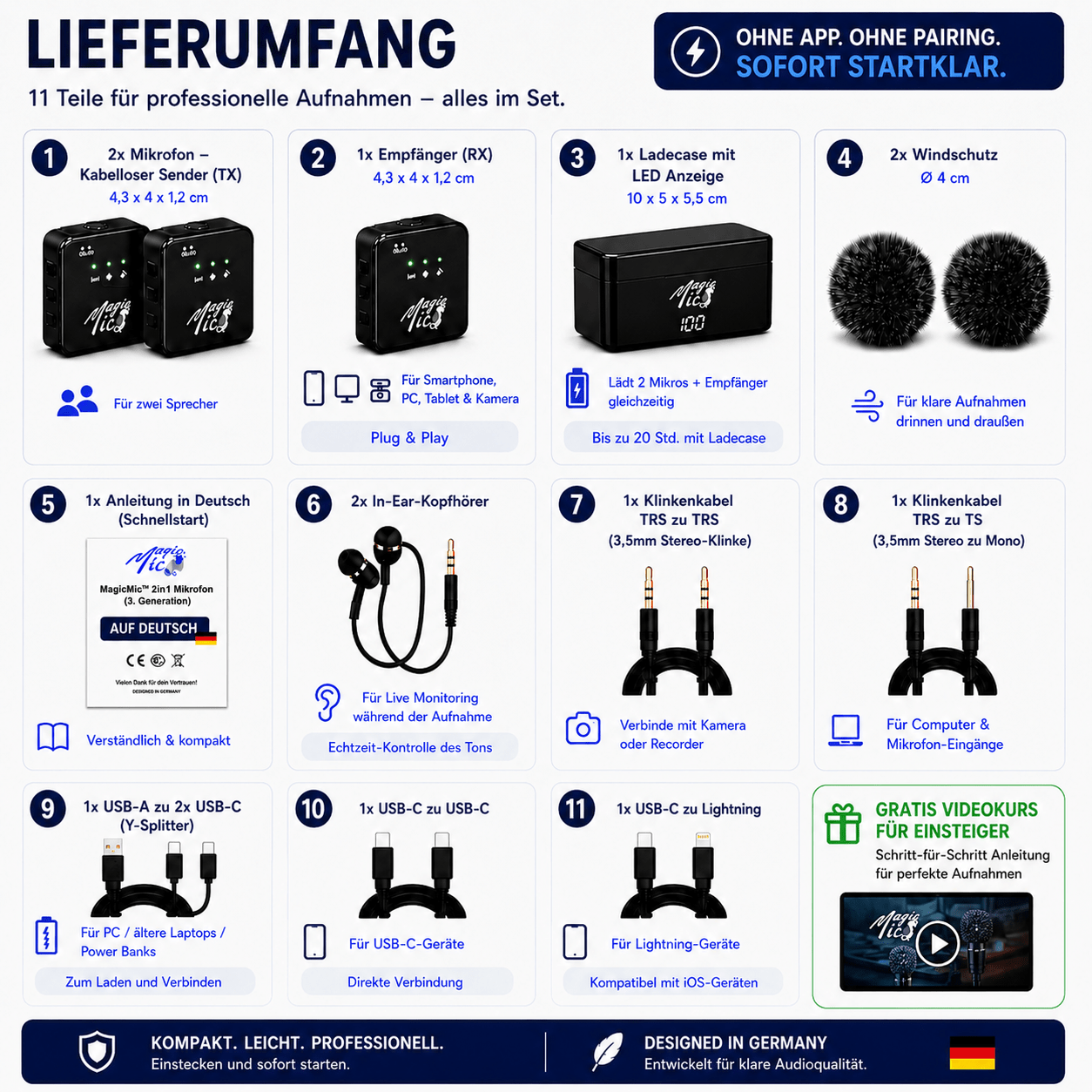 MagicMic™ 2in1 Mikrofon (3rd Generation) - MagicMic