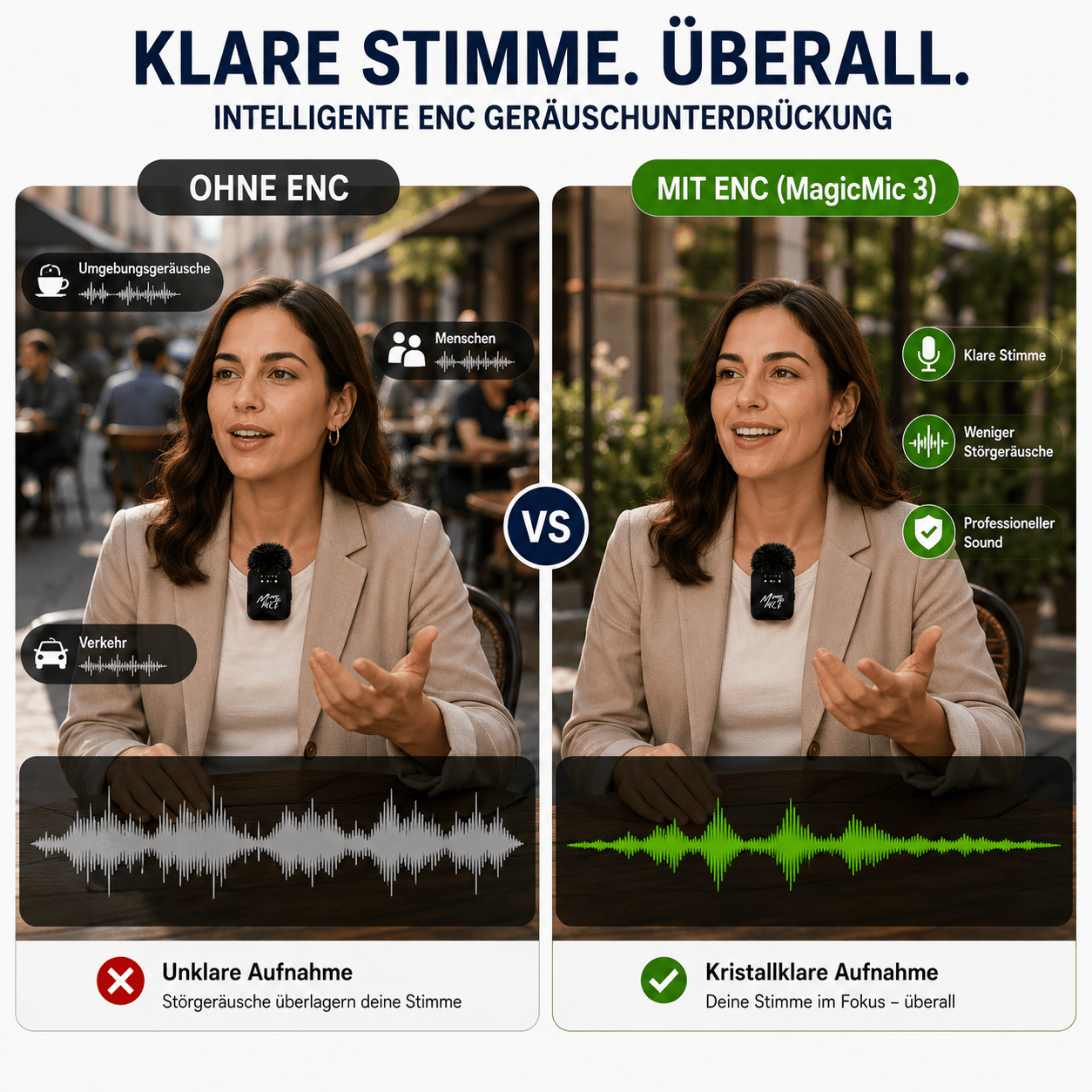 MagicMic™ 2in1 Mikrofon (3rd Generation) - MagicMic