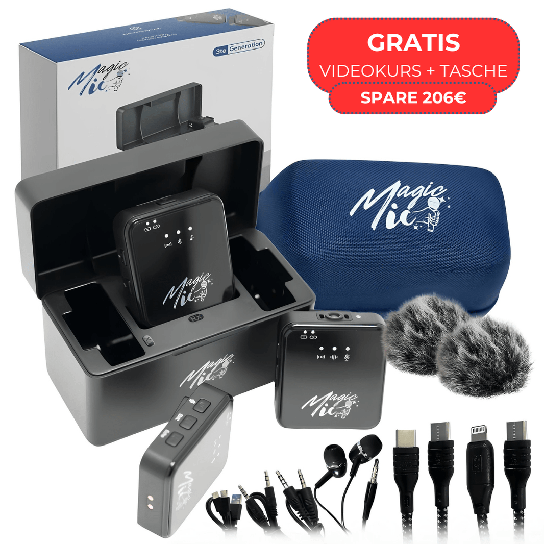 MagicMic - Hochwertige Mikrofone und Zubehör für klare Audioaufnahmen