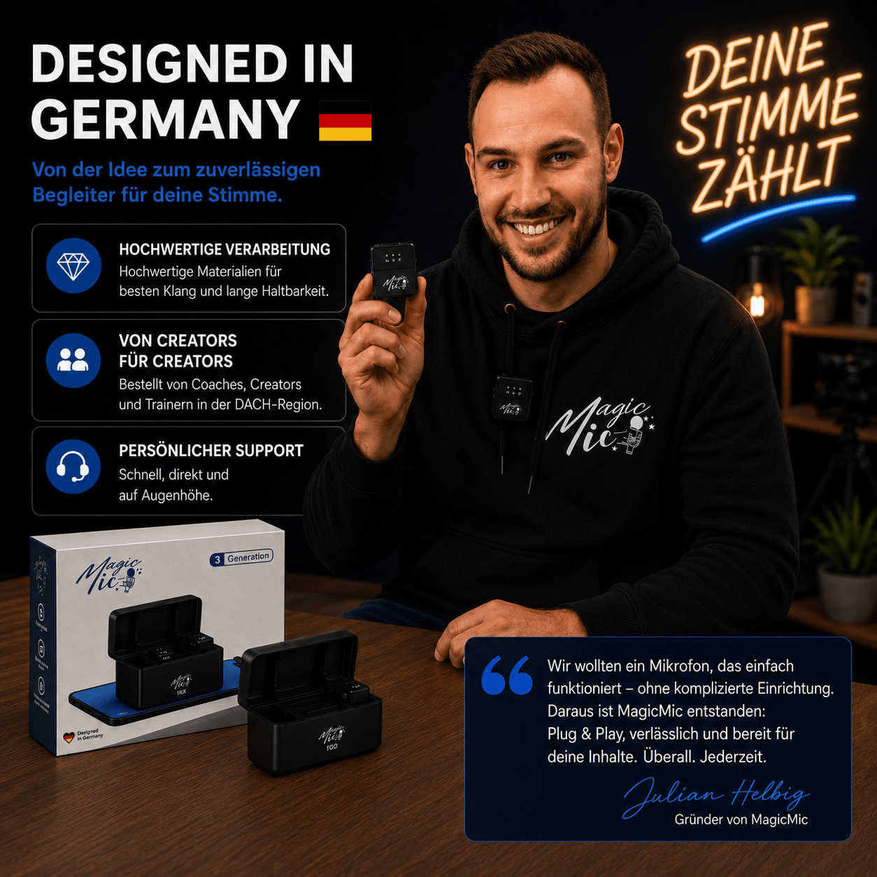 MagicMic™ 2in1 Mikrofon (3rd Generation) - MagicMic