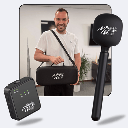 MagicMic All-In-One Set mit Mikrofonen und Empfänger