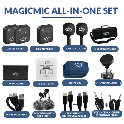 MagicMic All-In-One Set für professionelle Aufnahmen