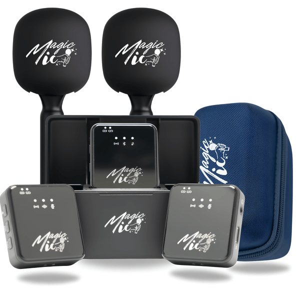 MagicMic Interview Set mit zwei Mikrofonen