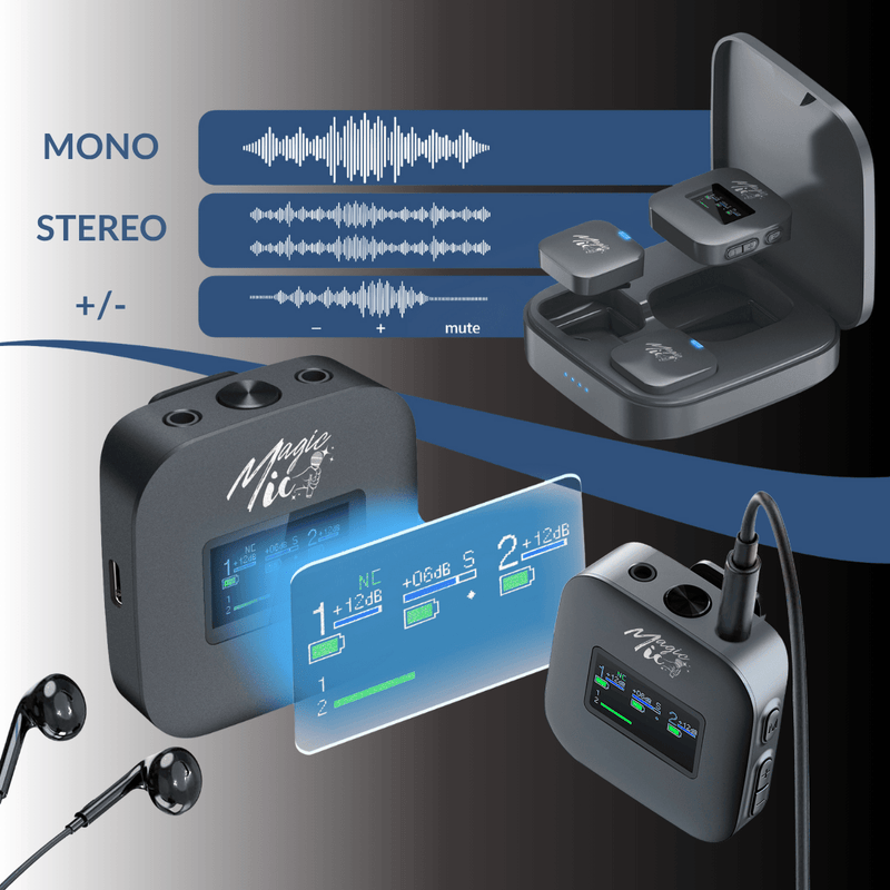Mono- und Stereo-Modus direkt am Empfänger ohne App